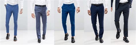 black shoes with blue pants.